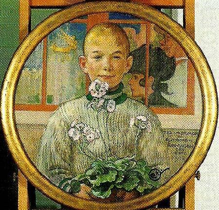 gratulation till mormor, Carl Larsson